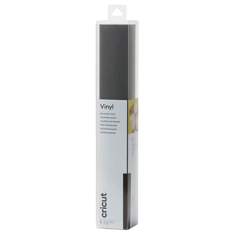 Cricut Shimmer Vinyl 30x120cm (Black); Ideal for indoor projects like glassware, shower doors, mugs, and more; Lies flat without tunneling or bubbling for a perfect cut; Easy to weed, effortless to apply